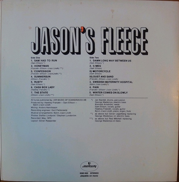 Jason's Fleece – Jason's Fleece (1970)
